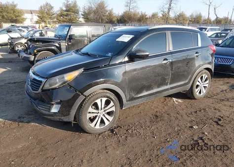 2012 Kia Sportage Ex из США, поврежденный, VIN KNDPC3A27C7333878